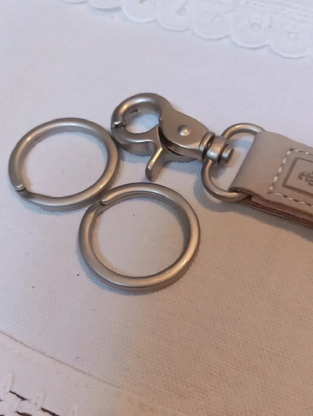 Finger Lanyard Keychain Chevron Stripes